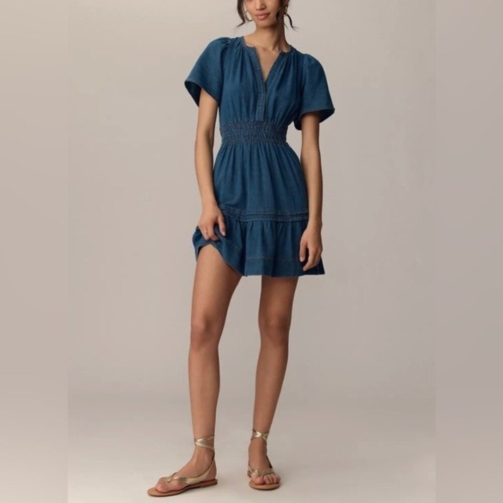 NWT Size XL - The Somerset 100% Cotton Mini Dress: Denim Edition (NWT US$ 138)